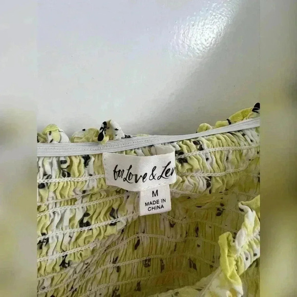 For Love & Lemons Chrysanthemum
Mini Dress in Lemonade - Picture 4 of 9